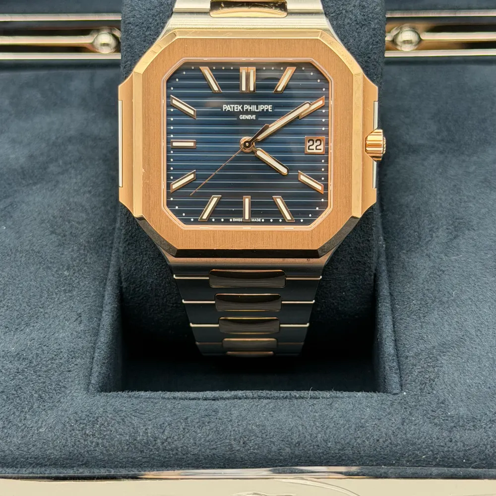 Patek Philippe Cubitus 45mm Steel / Rose Gold Blue Dial