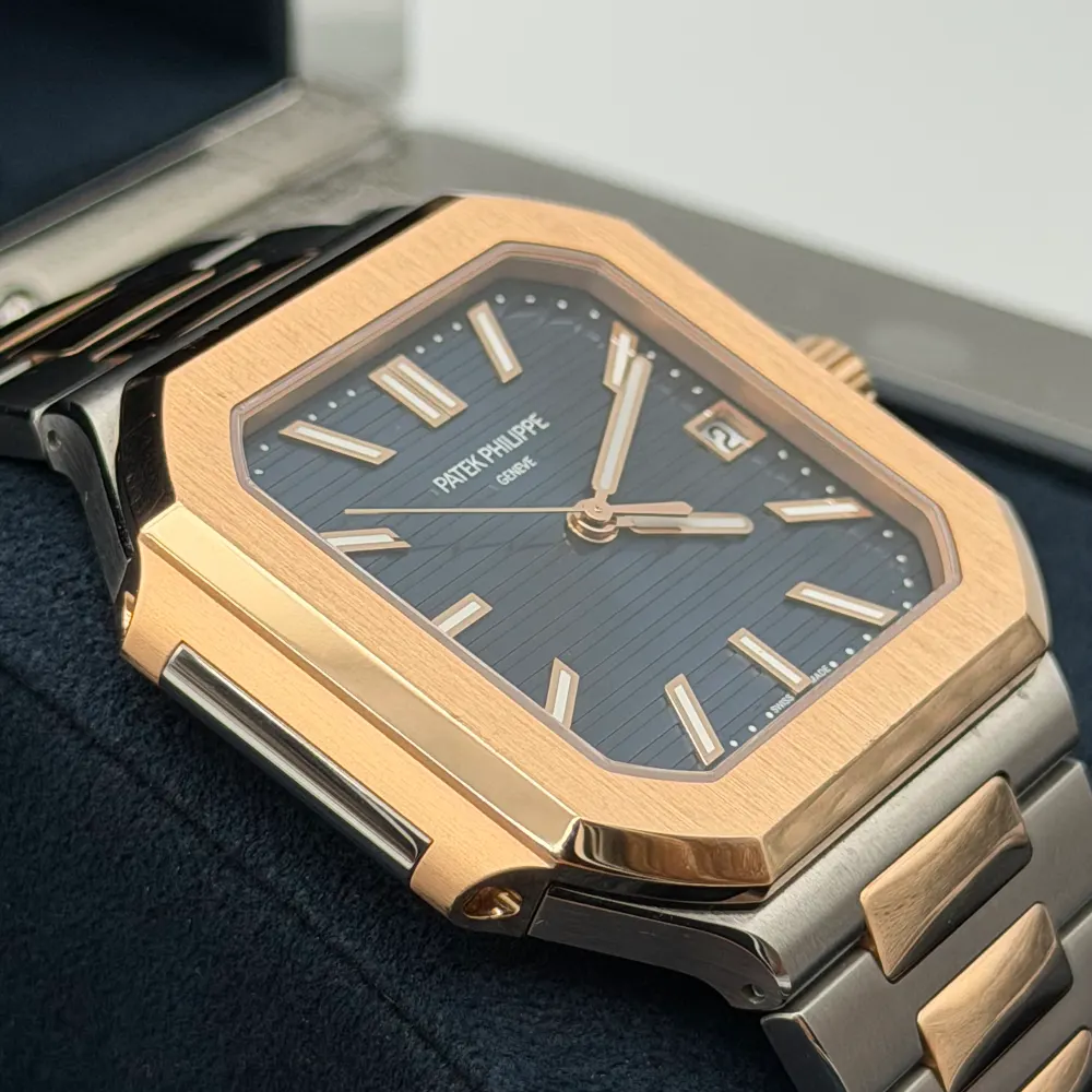 Patek Philippe Cubitus 45mm Steel / Rose Gold Blue Dial, vista 2