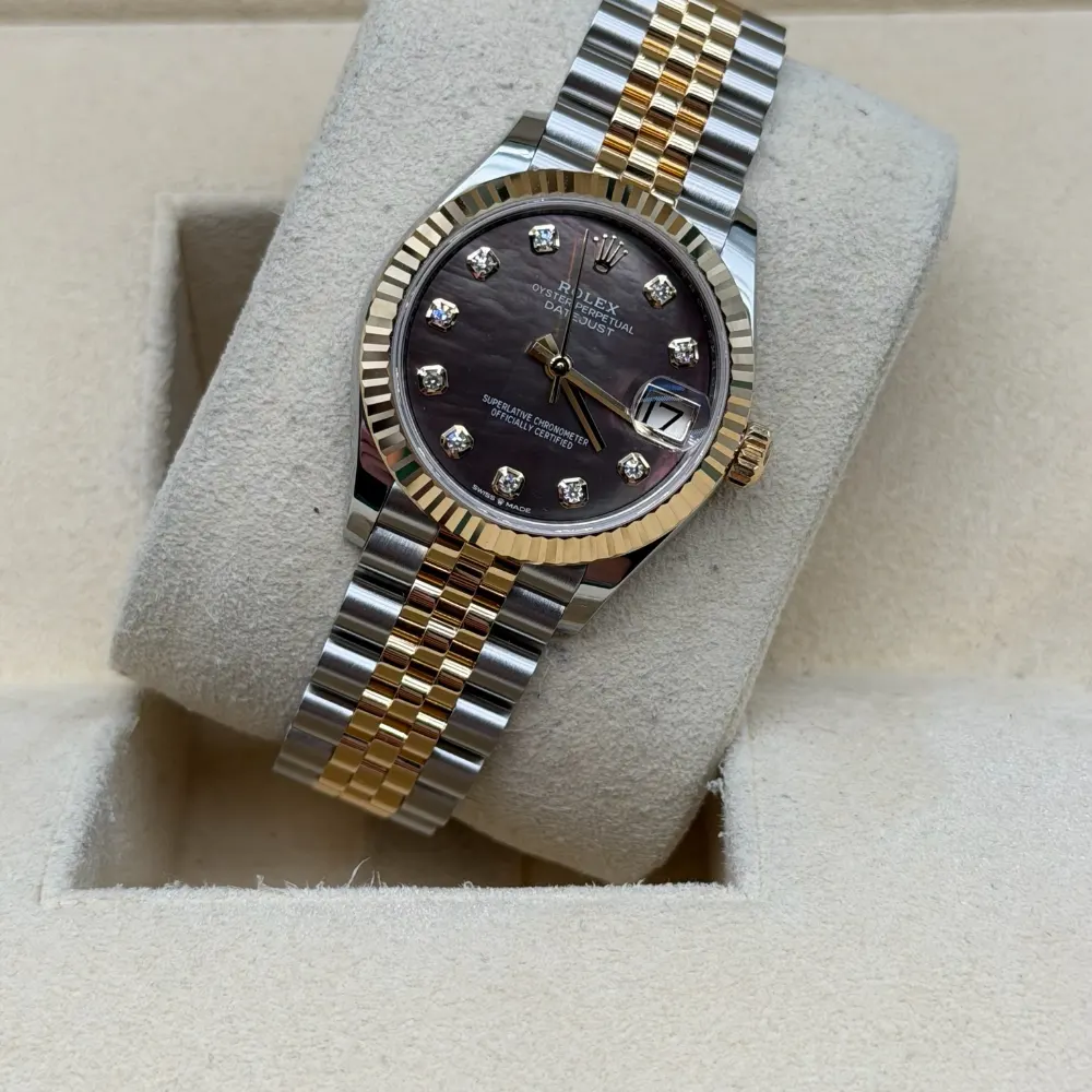 Rolex Datejust 31mm Steel & Gold Tahiti Dial