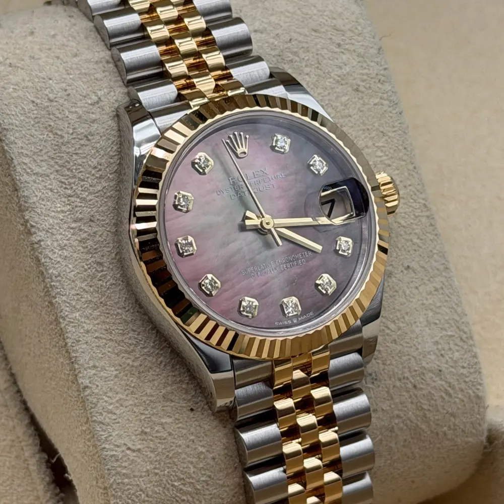 Rolex Datejust 31mm Steel & Gold Tahiti Dial, vista 2