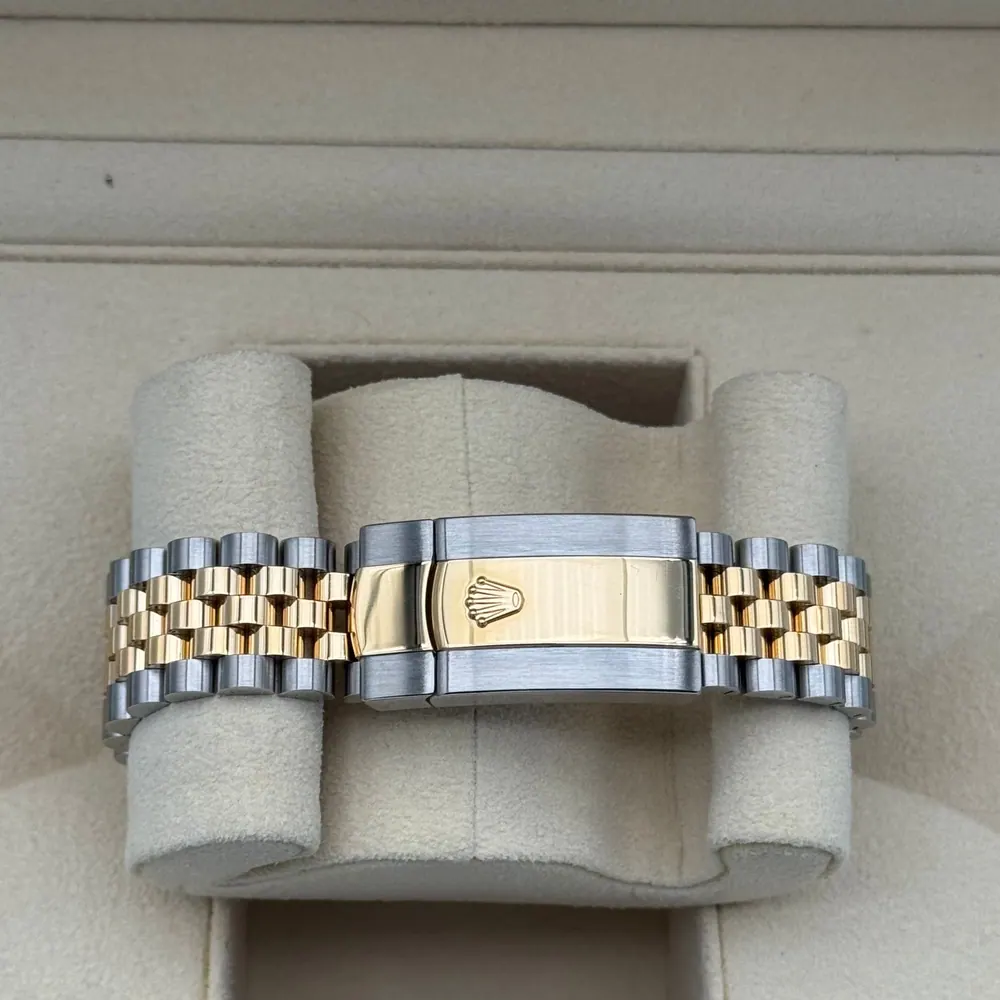 Rolex Datejust 36mm Steel/Gold Green Dial, vista 3