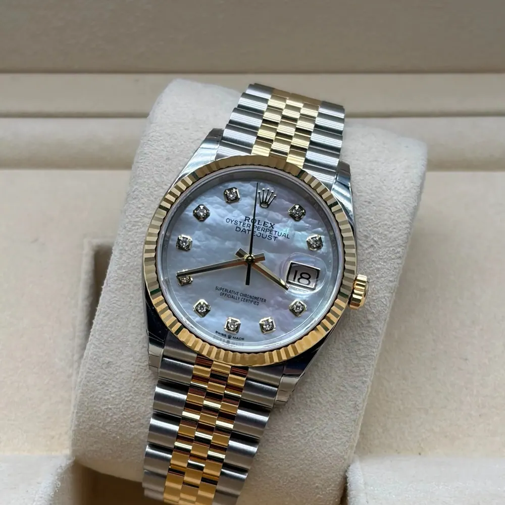 Rolex Datejust 36mm Steel/Gold MOP Dial