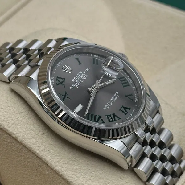 Rolex Datejust 36mm Steel Wimbledon Dial, segunda vista