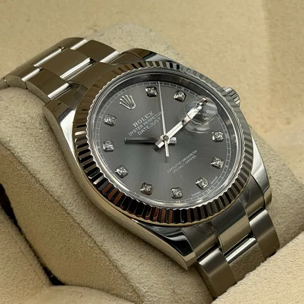 Rolex Datejust 41mm Rhodium Dial Oyster, segunda vista