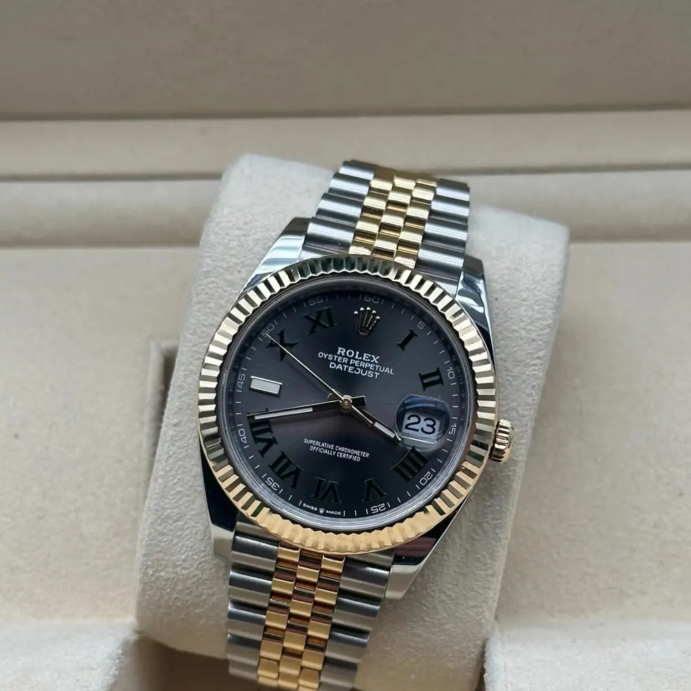 Rolex Datejust 41mm Steel/Gold Wimbledon Dial