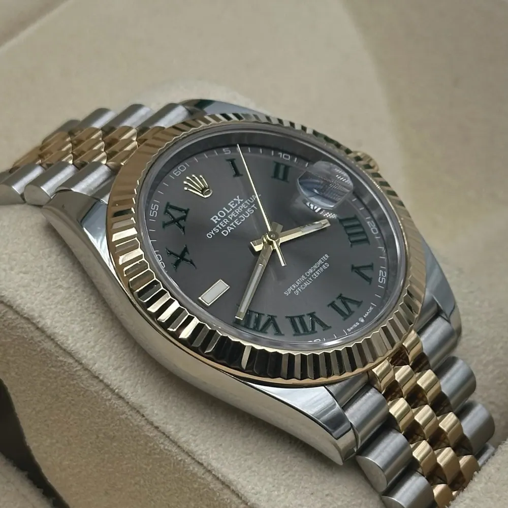 Rolex Datejust 41mm Steel/Gold Wimbledon Dial, vista 2