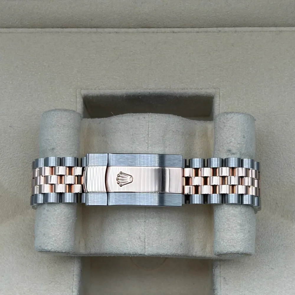 Rolex Datejust 41mm Steel/R. Gold Wimbledon Dial, vista 3