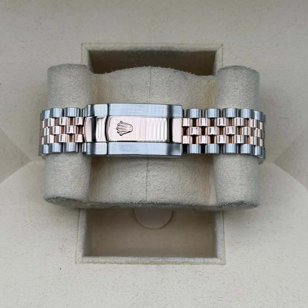 Rolex Datejust 41mm Steel & Rose Gold Grey Motif Dial, vista 3