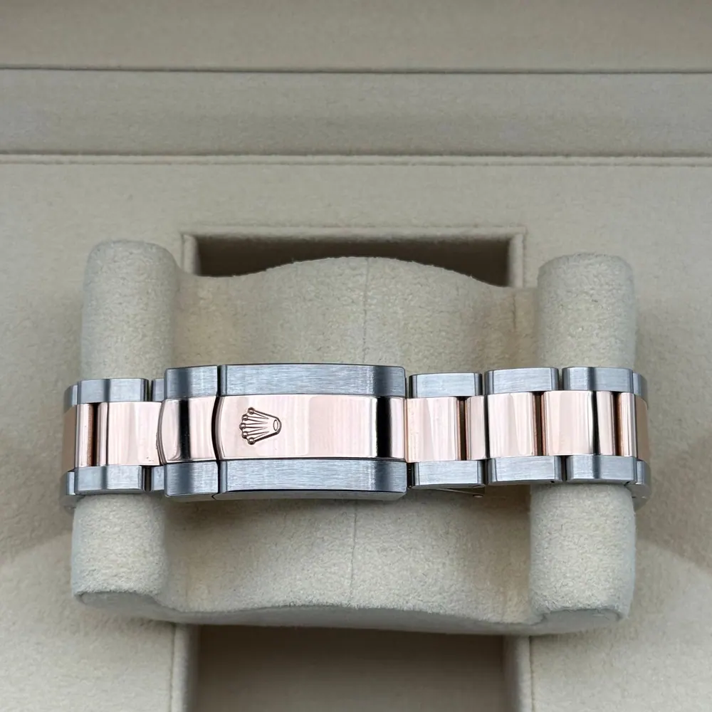 Rolex Datejust 41mm Steel/R. Gold Wimbledon Dial 2019, vista 3