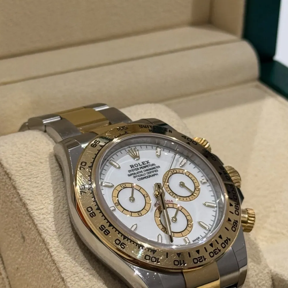 Rolex Daytona Steel / Gold White Dial, vista 2