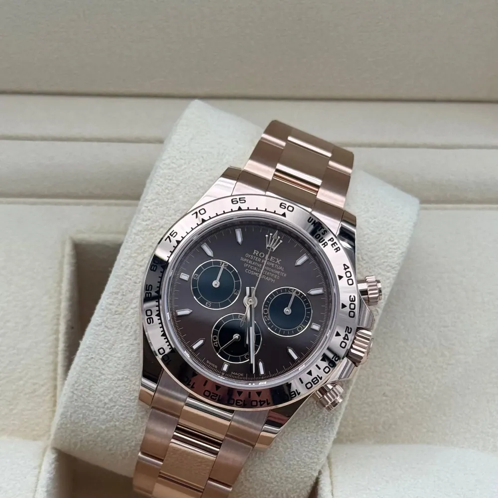 Rolex Daytona Rose Gold Chocolate Dial