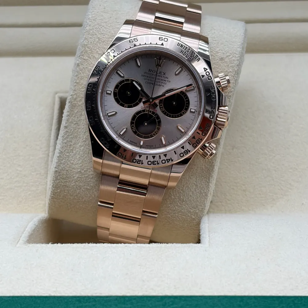 Rolex Daytona Rose Gold Sundust Dial