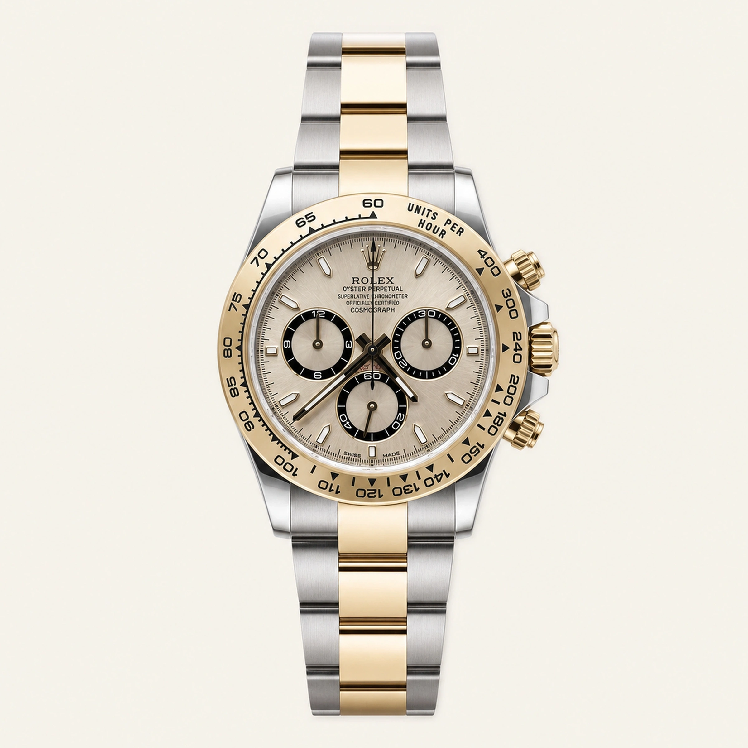 Rolex Daytona Steel / Gold Gold Dial