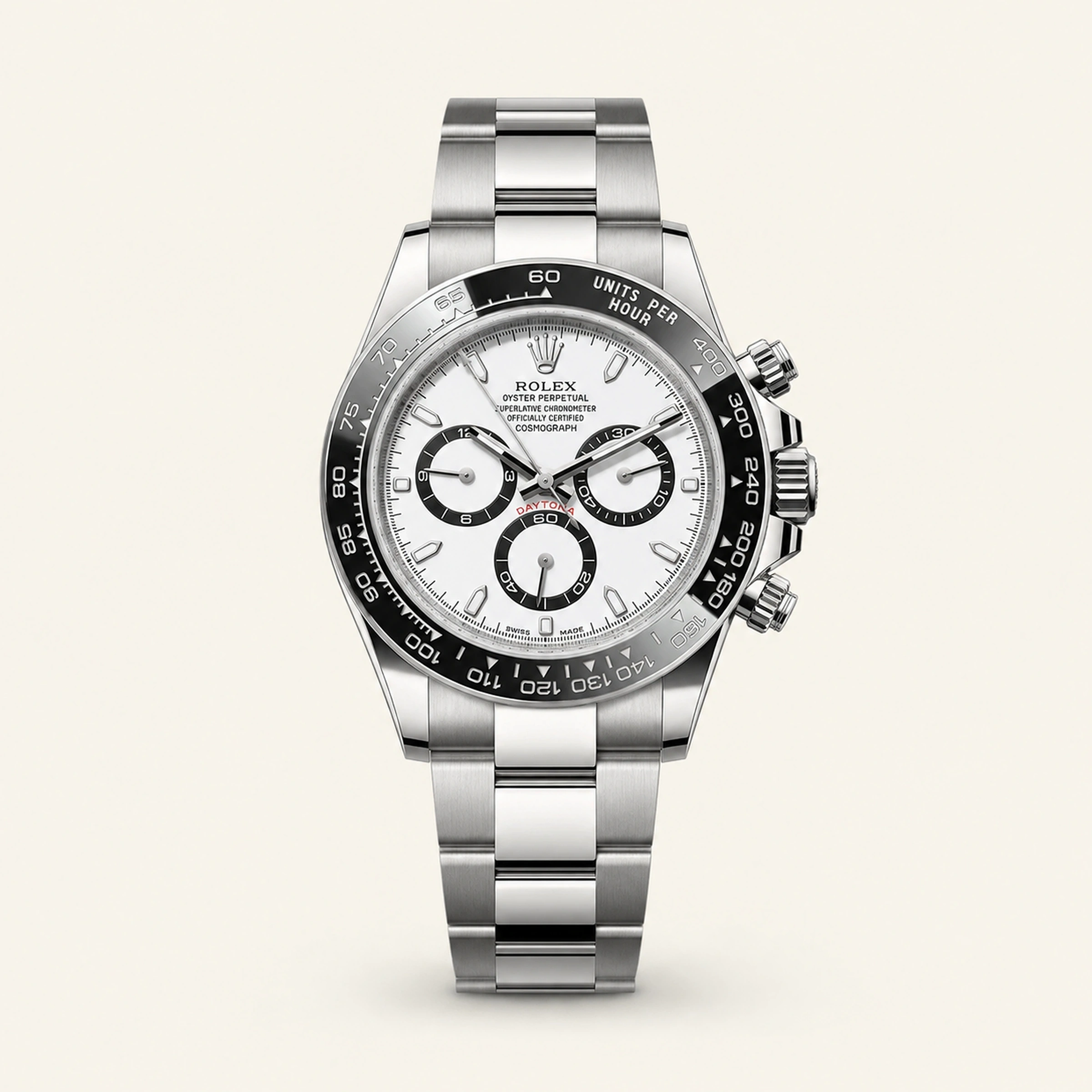 Rolex Daytona Steel White Dial (Panda)