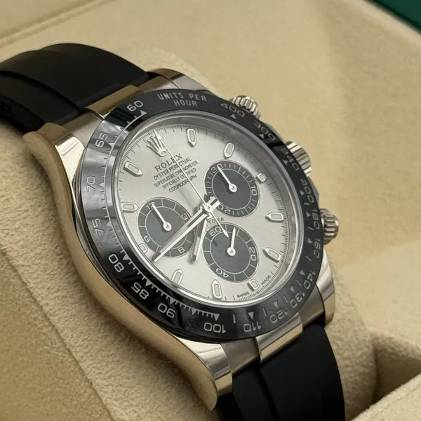 Rolex Daytona White Gold Oysterflex Ghost, segunda vista