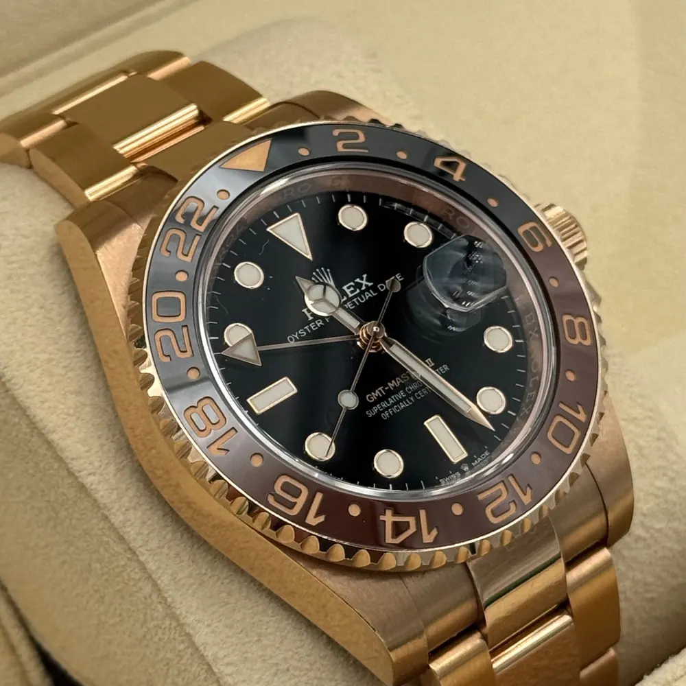 Rolex GMT-Master II Rose Gold "Root Beer", vista 2
