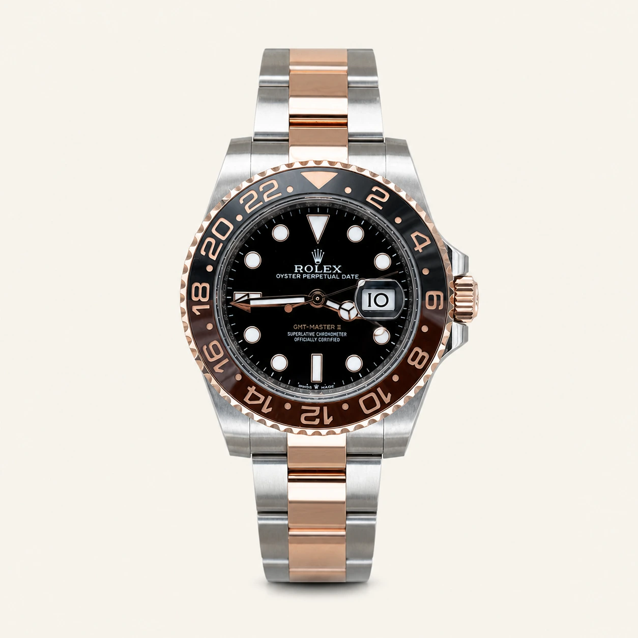 Rolex GMT-Master II Steel/Rose Gold "Root Beer"