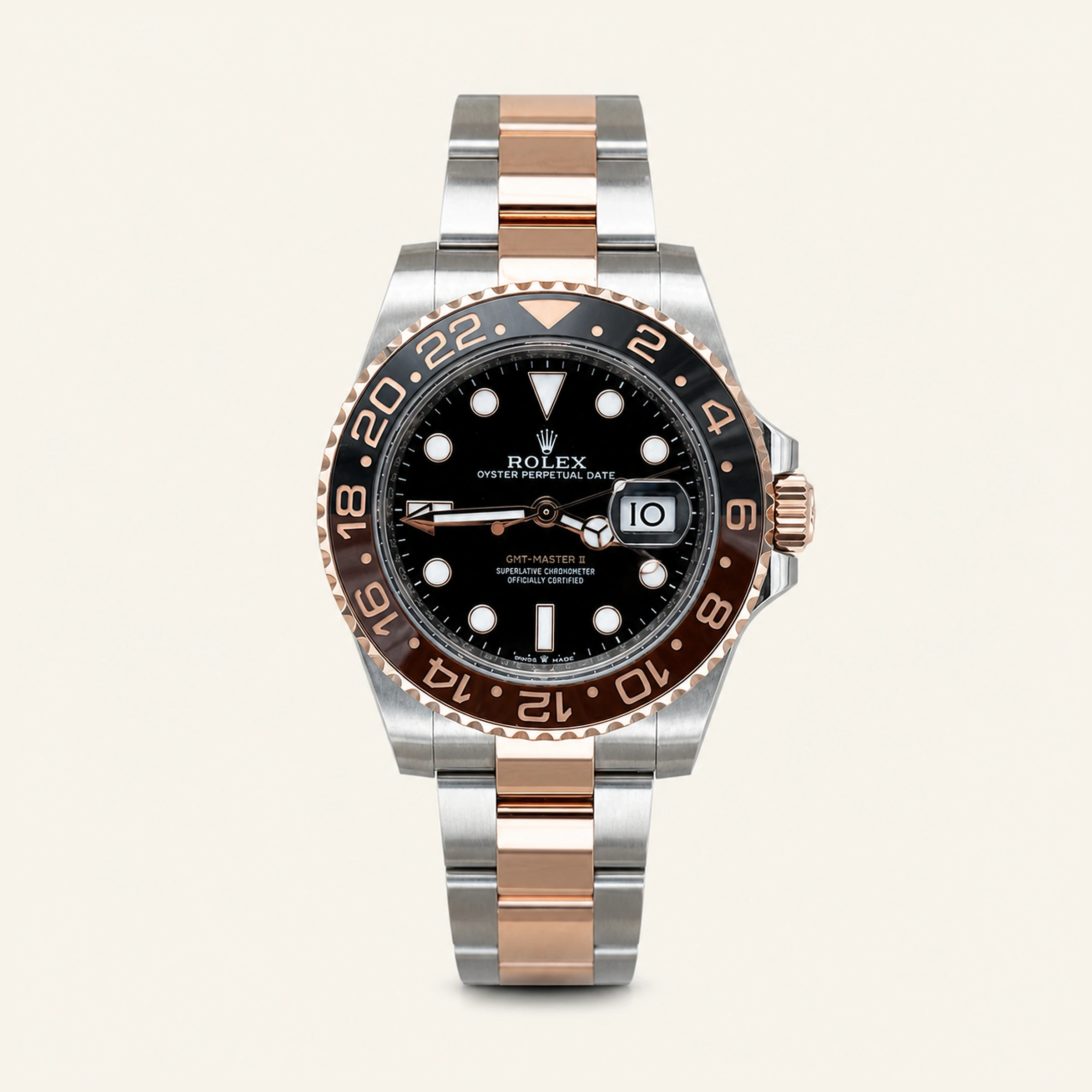 Rolex GMT-Master II Steel/Rose Gold "Root Beer"