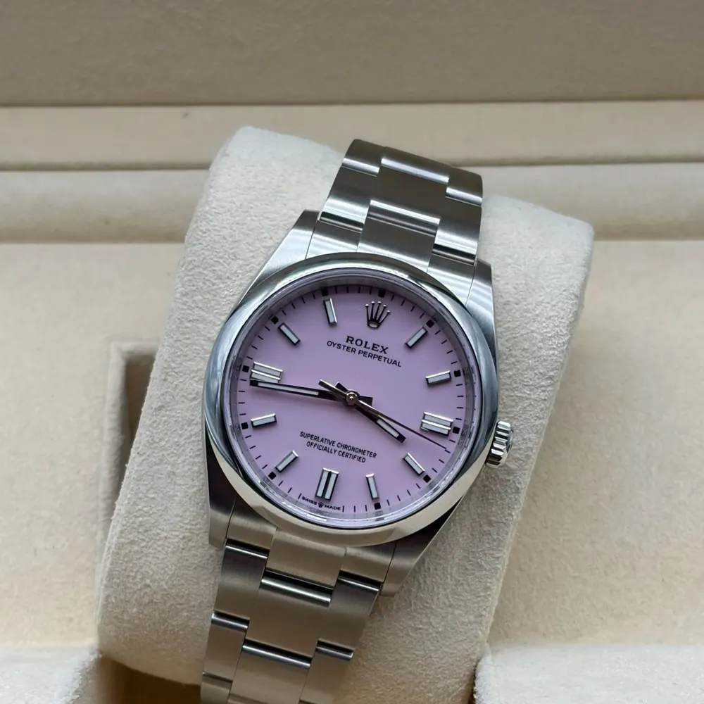 Rolex Oyster Perpetual 36mm Pink Dial