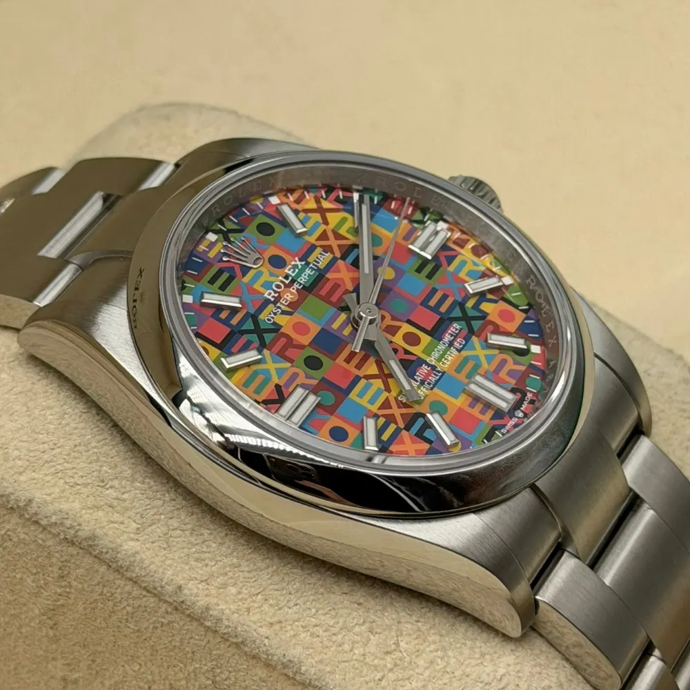 Rolex Oyster Perpetual 36mm Steel Jubilee Motif Dial, view 2