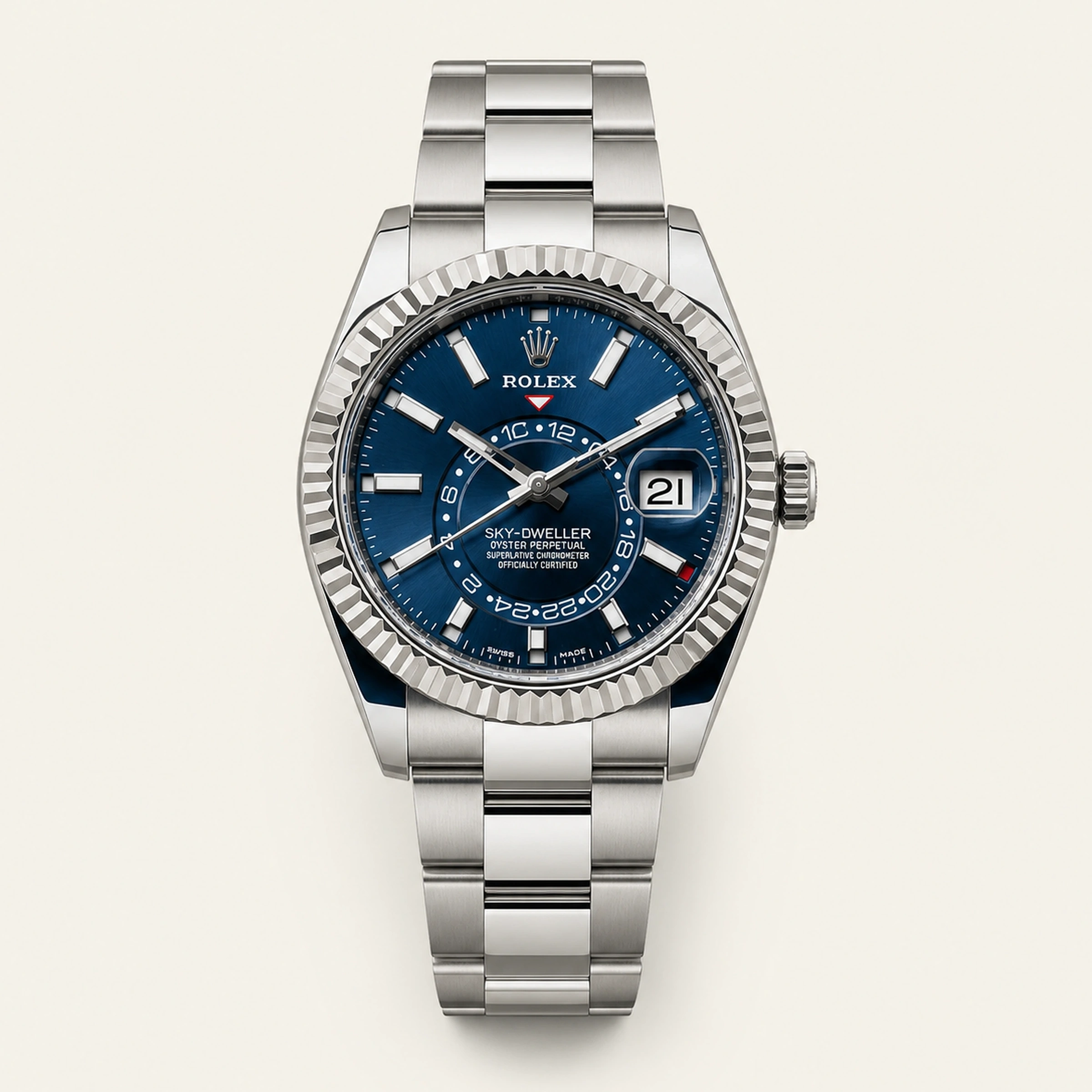 Rolex Sky Dweller Blue Dial Oyster