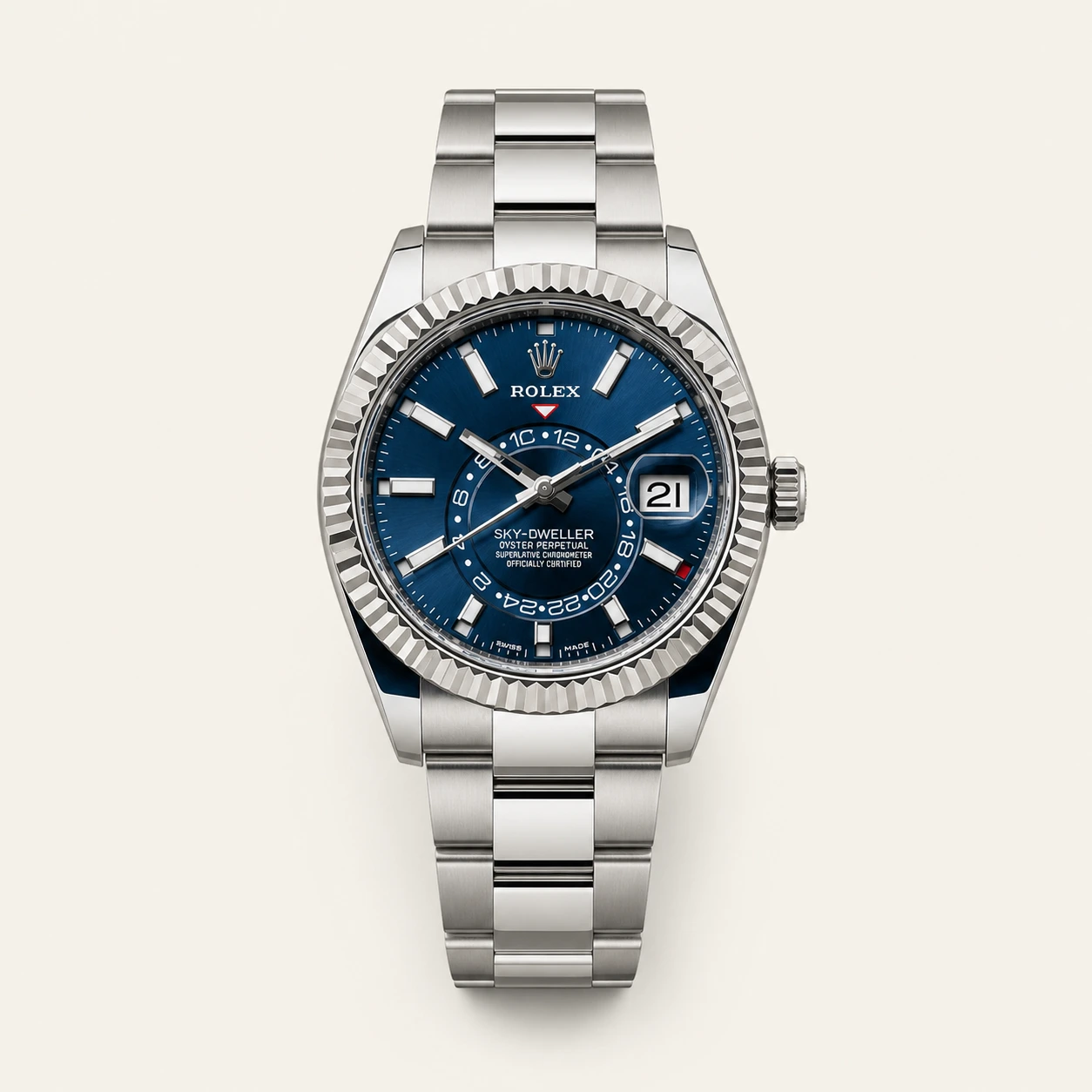 Rolex Sky Dweller Blue Dial Oyster