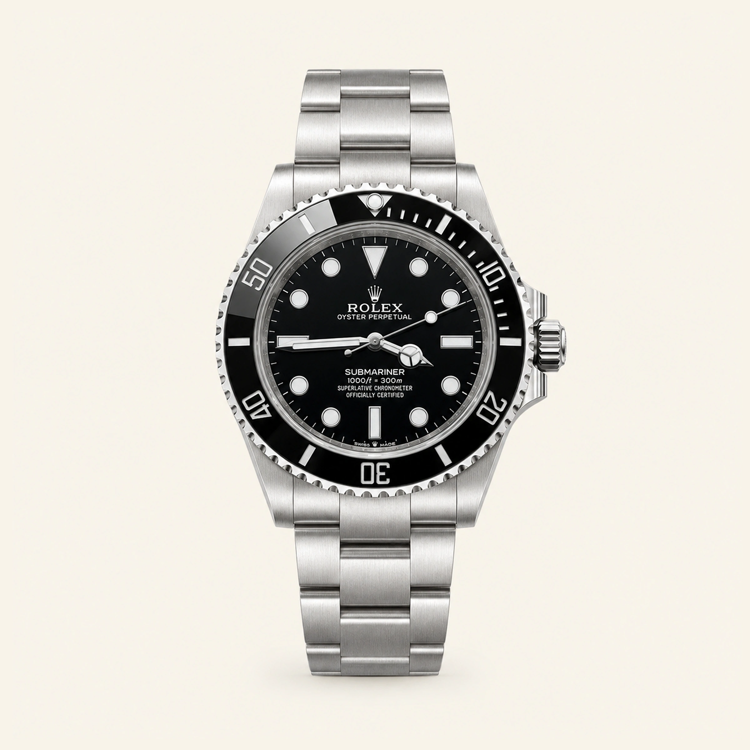 Rolex Submariner No Date Black Dial
