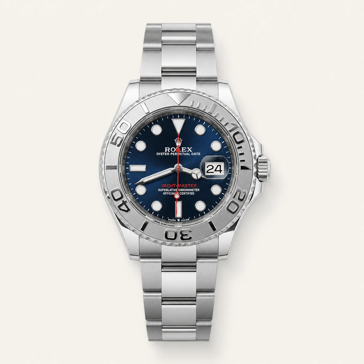 Rolex Yacht Master 40mm Steel Blue Dial