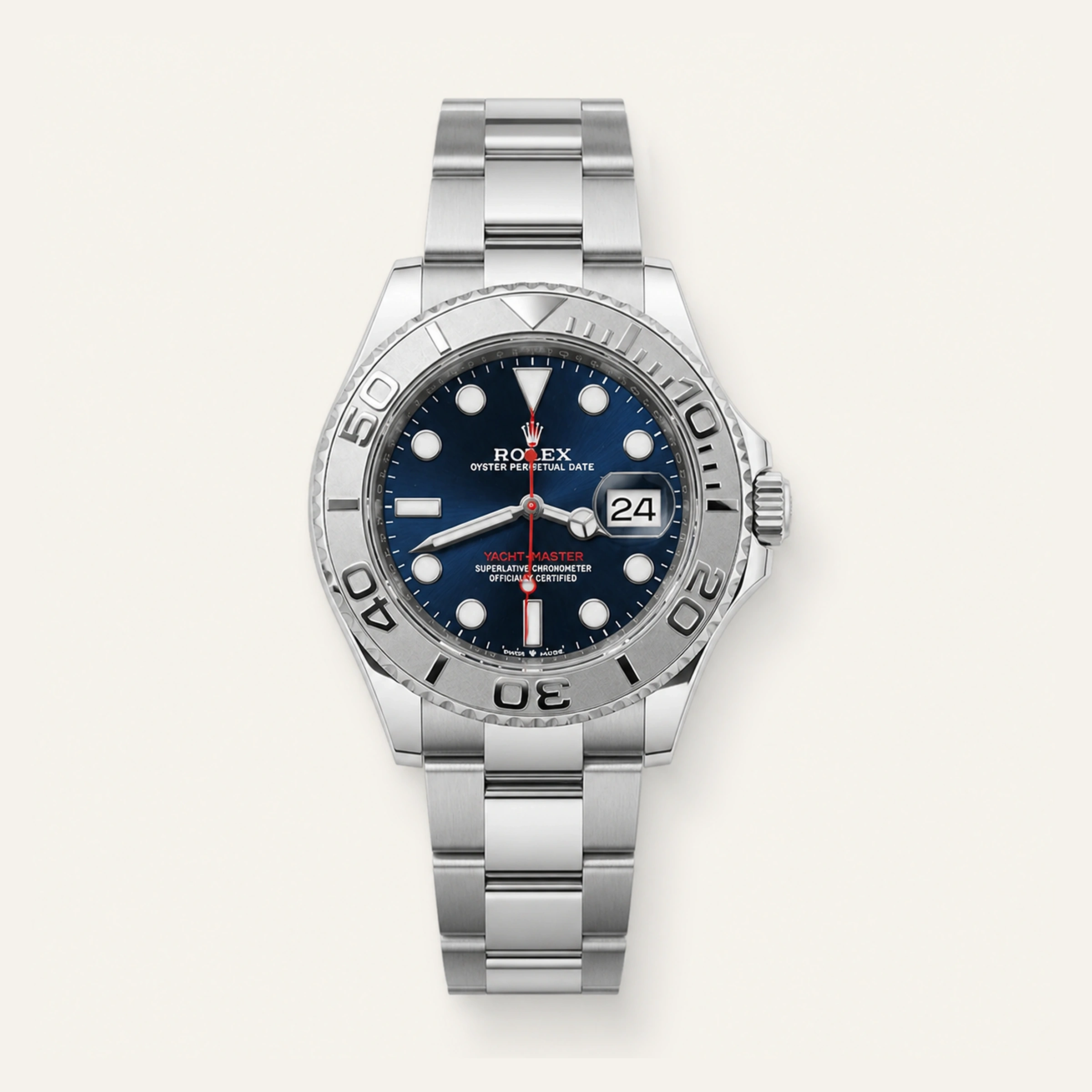 Rolex Yacht Master 40mm Steel Blue Dial